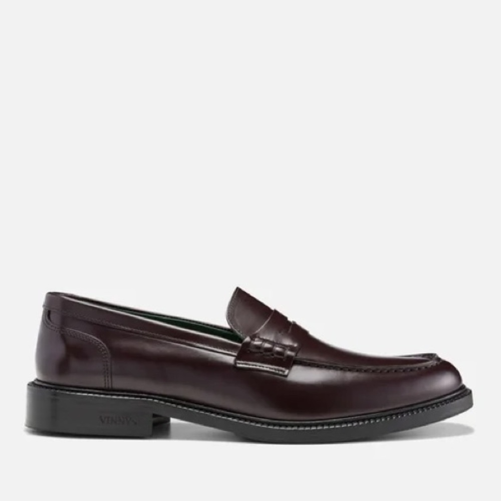 Vinny’s Townee Penny Loafers in Brown, Men's Size 40 New in Box